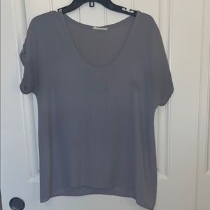Lush Charcoal Short Sleeve Top